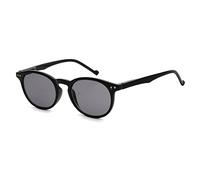 Eyekepper Oval Spring Hinges Ladies Reading Sunglasses +1.75 Grey Tinted Lens Round Reader Eyeglasses for Women Reading under the Sun