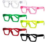 Eyekepper Reading Glasses 1.50, Readers for Women, 6 Pack Square