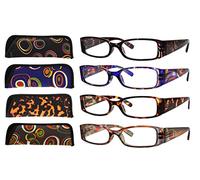 Eyekepper Reading Glasses 3.0,Readers for Women, 4 Pack Stylish