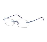 Eyekepper Reading Glasses, Readers for Men, 1.50 Rimless Blue