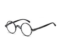 Eyekepper Round Reading Glasses a Little Large than Vintage Professor Oval Readers (Blue Stripe,+4.00)