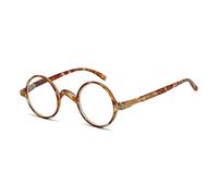 Eyekepper Round Reading Glasses a Little Large than Vintage Professor Oval Readers (Transparent Tortoise,+3.50)