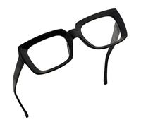 Eyekepper Stylish Reading Glasses Women - Oversized Square Readers Black +0.75