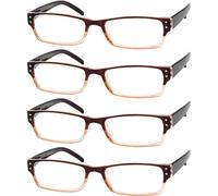 Eyekepper Unisex 4-Pack Reading Glasses +0.50