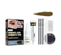 Eyelash and Eyebrow Coloring Kit - 2-in-1 waterproof, long-lasting color for natural-looking eyebrows. Smudge-resistant even when swimming, working out, or sweating.