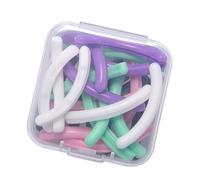 Eyelash Brightener Pad Eyelash Light Refill Pad Silicone Rubber Curl Replacement Refill Pad with Clear Storage Box