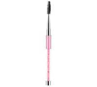 Eyelash Brush, 4 Colors Eyelash Eyebrow Brush Mascara Wands Applicator Spooler Eyelash Extension Eyebrow Comb Lightweight Convenient Eye Makeup Tools (Pink)