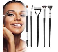 Eyelash Brush, Eyelash Brush,5 Folding Eyebrow Race Set | Prep Prep Comb Makeup Advocate for Women