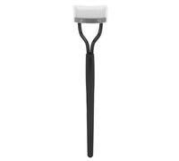 Eyelash Comb Curved Design Separate Cover Stainless Steel Material Black Straight Handle Lash Separator for Beauty Care