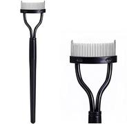 Eyelash Comb Eyelash Separator Eyelash Brush Eyelash Separator Mascara Applicator Eyelash Definer With Comb Cover Arc Designed Cosmetic Brushes Tool Black