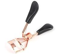 Eyelash Curler Applicators, Silicone Handle, Professional Beauty Tools (Black-Rose Gold)