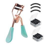 Eyelash Curler for Hooded Eyes,Euramerican,Asian, Jpanese C-curl, 2 Packs Eyelash Curler Refill Pads Compatible with Shiseido,Tweezerman,Shu uemura,Kevyn Aucoin,e.l.f
