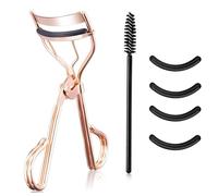 Eyelash Curler Kit, Professional Eyelash Curler, with 4 Additional Silicone Replacement Pads for Women and Girls, No Tugging, for All Eye Shapes