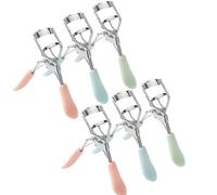 Eyelash Curler Long-Lasting Curler Shaping Beginner Stainless Steel Portable Makeup Tool Easy to Use Eye-Opening Effects 6pc (multi-color)