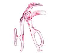 Eyelash Curler Portable Hand Held Frameless Styling Tool with Comb | Eyelash Curler with Replaceable Silicone Pad for Travel Beauty Eyebrows Women's Daily Makeup