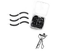 Eyelash Curler Refills - 24PCS Silicone Eyelash Curler Refill Pads Compatible with Shu Uemura,Black Replacement Cushions for Effortless Curling