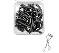Eyelash Curler Refills,30Pack Compatible with Shu uemura Eyelash Curler Refill Pads,Silicone Rubber Eye Lash Curlers Refill Compatible with Shuemura,Black.