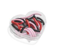 Eyelash Curler Refills with a Heart-Case, 30PCS Colorful Eyelash Curler Pads, Compatible with Universal Eye Lash Curler, Soft and Elastic to Create an Excellent Curling Effect