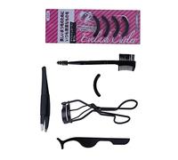 Eyelash Curlers Kit Durable Eyebrow Comb Tweezers Set Beauty Salons Individuals