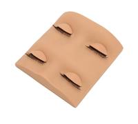 Eyelash Dummy Head, Removable Eyes of the Lightweight Eyelash Dummy for Makeup (Light Brown)