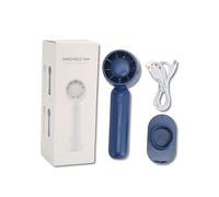 Eyelash Extension Dryer - Quiet Motor with Adjustable Wind Power, Flat Wind Direction for Fast Drying + USB Rechargeable Long Battery Life, Portable Design for Indoor Outdoor U (Blue)