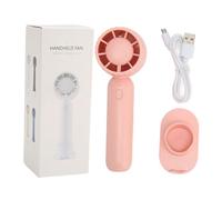 Eyelash Extension Dryer - Quiet Motor with Adjustable Wind Power, Flat Wind Direction for Fast Drying + USB Rechargeable Long Battery Life, Portable Design for Indoor Outdoor U (Pink)