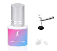 Eyelash Extension Glue, Extra Powerful Lash Glue for Eyelash Extensions, 1 Sec Dry Time/8 Weeks Retention/Waterproof & Anti-Oil Eyelash Glue for Professional Use (7ml)