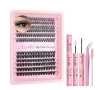 Eyelash Extension Group 240 Pieces 30D 80D 8 16 mm Single Eyelashes Kit Think Band Eyelash Kit