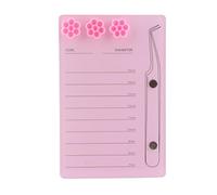 Eyelash Extension Holder Tray Acrylic Magnetic Suction Holes Glue Ring Positions Large Size Display Storage For Eyelash Shops Training Institutions 145x94mm