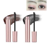 Eyelash Extension Mascara，Ultimate Length & Curl Mascara Set，Clump-Free & Long-Lasting Natural Look For Women Volumizing Sweat-proof, Rolling and lasting shaping (Black+Brown-2pc)