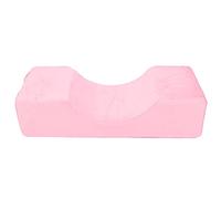Eyelash Extension Pillow for Beauty Salon - Memory Foam U Shaped Beauty Pillow with Soft Elastic Cover for Eyelash Grafting (Pink)