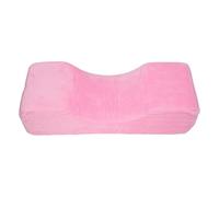 Eyelash Extension Pillow Neck Support Eyelash Pillow Soft Breathable Memory Foam U Shape Lash Pillow for Beauty Salon Pink