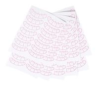 Eyelash Extension Practice Paper Sheets Pink 10 Pack | Slightly Sticky, Partition Layout, for Professional or Personal Use, 10 Sheets Per Set