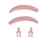 Eyelash Extension Separator Tool Washable Reusable Silicone Base and Legs Lash Extension Assisted Tool for Beauty Salon Professionals and Home Use (Pink)
