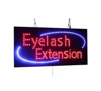 Eyelash Extension Sign, 24"x12", 60x30cm, TOPKING, LED, Neon, Florescent, Signage, Signboard, Display, Billboard, Screen, Grand Opening, Gift