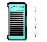 Eyelash Extension Supplies CC Curl 0.07 Rapid Volume Lash Extensions Easy Fan 3D 4D 5D 6D 7D 10D Automatic Blooming Flower Lashes Self Fanning Lashes Russian Volume Individual Lashes （CC-0.07,8-15mm）