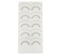 Eyelash Extension Training Lashes Self Adhesive Beginners Eyelash Practice Strips 5Pairs training lashes extension practice strips fo