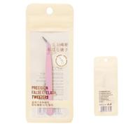 Eyelash Extension Tweezers - Lash Cluster Applicator Tool, Fine Precision Lash Tweezers for Cluster Eyelashes | Ergonomic Eyelash for Applying Individual Lashes, Compact Holder Tool