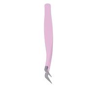 Eyelash Extension Tweezers Professional Stainless Steel Precise Bent Lash Tweezers for Fanning