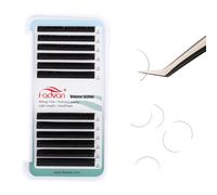 Eyelash Extensions Individual Lashes 0.15 C curl 8-14mm Mix Classic Lash Extensions FADVAN Single Volume Fan Eyelashes Professional Matte Black Semi Permanent Soft Natural for Salon (Mix 8-14)