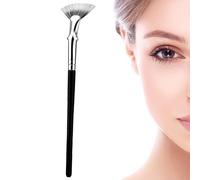 Eyelash Fan Brush | 120° Curved Fan Makeup Brush with Synthetic Fiber Bristles | Eyelash Brush for Beginner Makeup Artists, Separate and Lengthen Each Lash