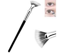 Eyelash Fan Brush | 120° Curved Fan Makeup Brush with Synthetic Fibre Bristles | Eyelash Wand Brush for Natural Lifting Effects and Improved Lower Eyelashes, No Smudging Clumping
