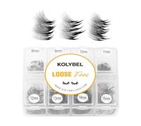 Eyelash Fans Premade Hand Fans 600pcs 10D Fans 0.07mm Thickness 8-15mm D Curl Medium Stem Premade Lash Extensions (600 Fans,10D-0.07D,8-15mm)