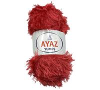 Eyelash Faux Fur Furry Soft Fluffy Knitting Yarn 100g Ball (3246 Coral)