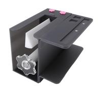 Eyelash Flowering Machine, 6.89in False Eyelash Separator with 10 Eyelash Glue Cups, Professional Portable Acrylic Gift for Women Practical Lash Fan Maker Root Splitter (Black)