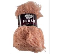 Eyelash Fluffy Furry Milda Flash Knitting Yarn 100g Ball (1722 Blush Peach, 1 Ball)