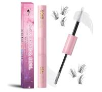 Eyelash Glue Bond and Seal Lash Glue 2 in 1 for Individual Cluster DIY Eyelash Extensions Super Strong Hold Eyelashs Adhesive White Lashes Glues Clear