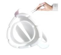 Eyelash Glue Rings - Lash Extension Adhesive Palette, 100 Pieces Resin