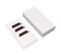 Eyelash Grafting Pallet with Cover, Dust-proof Acrylic Lash Tile holder, Eyelash Extensions Storage Gasket Pads for Beauty Artist Salon Beginners (Pure White)