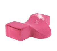 Eyelash Holder - Butterfly Neck Extension | Ergonomic Memory Shaped Headrest with Pockets | Neck and Back Support for Beauty Salon | Velvet & Cust Pillowcase